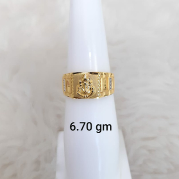 916 plain light weight gent's ring by 