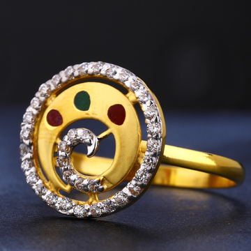916 Gold Ladies dESIGNER Hallmark Ring LR726