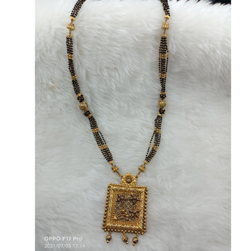 916 GOLD FULL SIZE ANTIQUE MANGALSUTRA by Ranka Jewellers
