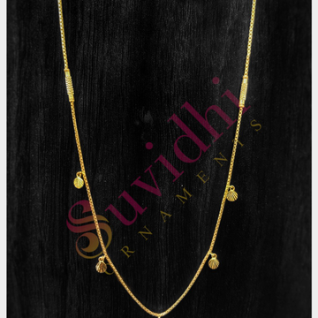 22 carat gold lightweight ladies chain 5gm by Suvidhi Ornaments