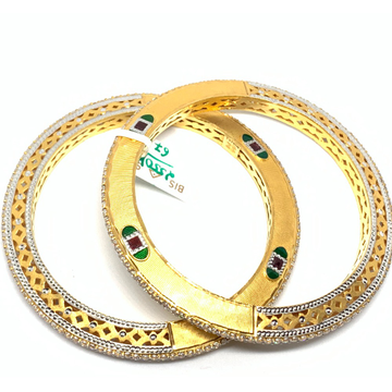Designer Gold Fancy Bangles by Rajasthan Jewellers Private Limited