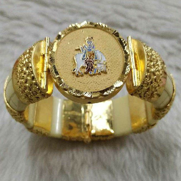 916 Gold Indian Krishna Gents Kada