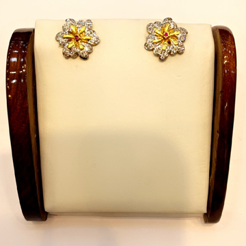 916 / 22k gold fancy earrings by Shree Godavari Gold Palace