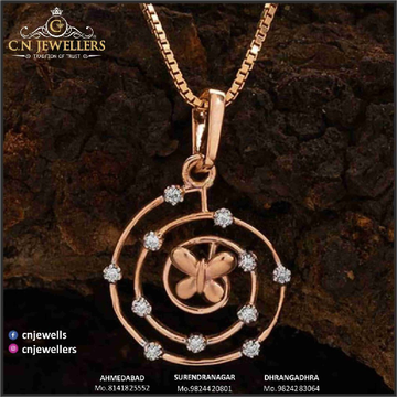 CHAIN PENDENT ROSEGOLD 18CT by 
