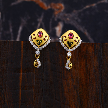 Ladies Gold Earrings-LFE101