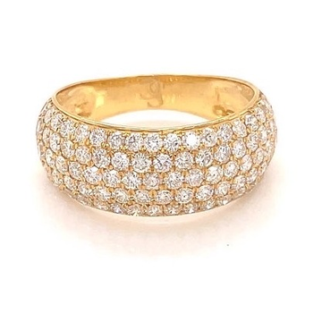 Iced Out Diamond Ring ,18K Gold ,  Best Design Rin...