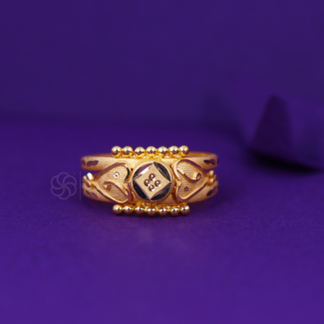 916 gold kada plain rings by Sneh Ornaments