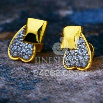 18kt Designer Fancy Gold Cz Ladies Tops ATG -0170