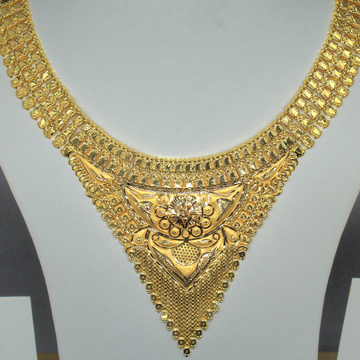 22kt Gold Kalkati Design necklace by 
