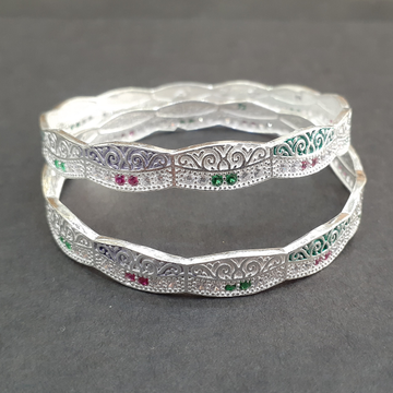 Sterling micro Silver Bangle by 