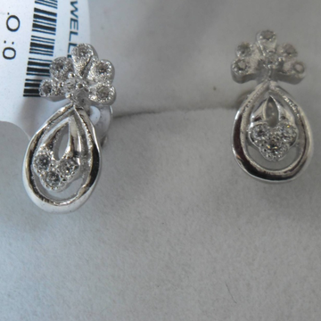 925 sterling silver fancy diamond earrings by 