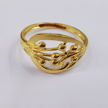 916 Gold Plane Exclusive Ledies Ring by 