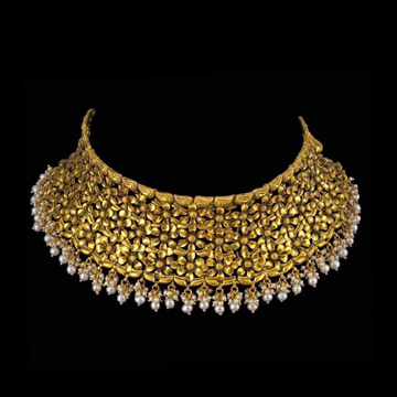 22KT Gold Luxury And Elegance Choker Set for Bride
