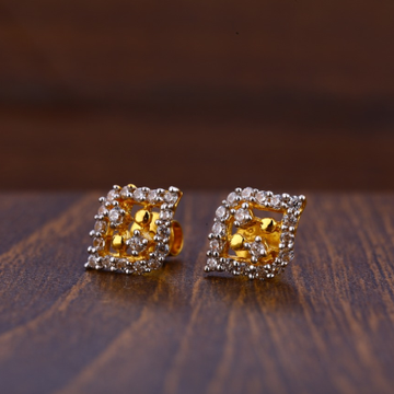 916 Gold Hallmark Stylish Ladies Tops Earrings LTE...