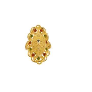 22 k light wt gold ladies ring RJ-LRG-006 by 