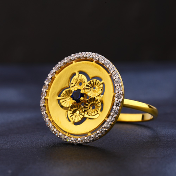 916 gold  cz hallmark  gorgeous  women's  ring lr3...
