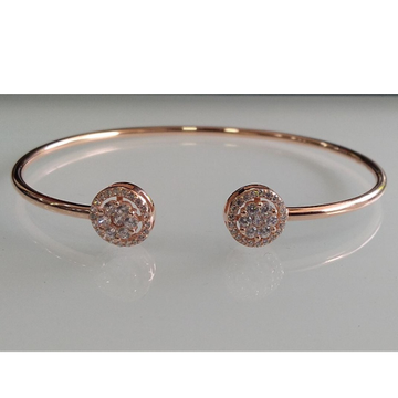 925 sterling silver rose gold plated bracelet/kada by 