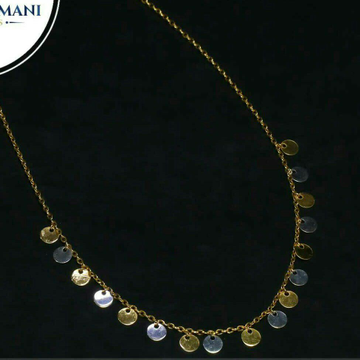 Fancy plain Nice chain tanmaniya 18kt