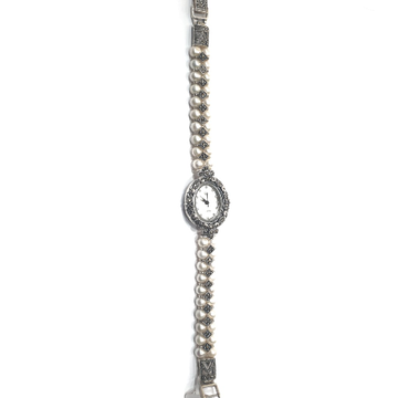 925 sterling silver pearl watch mga - sw005
