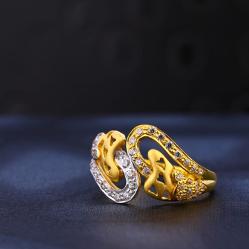 22KT CZ Gold Hallmark Ladies Ring LR1023
