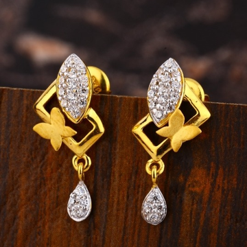 22 carat gold ladies earrings RH-LE702