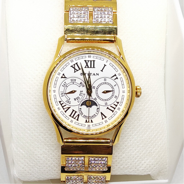 Fancy CZ Gold Watch by Rajasthan Jewellers Private Limited