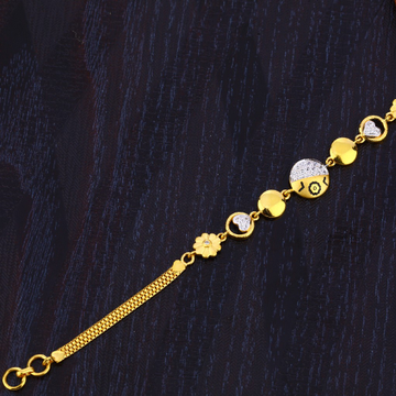 916 Gold Ladies Bracelet LB350