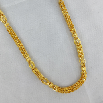 916 gold fancy indo hollow chain
