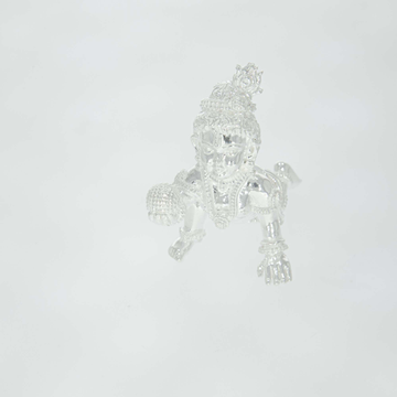 Lord Krishna Silver Idol