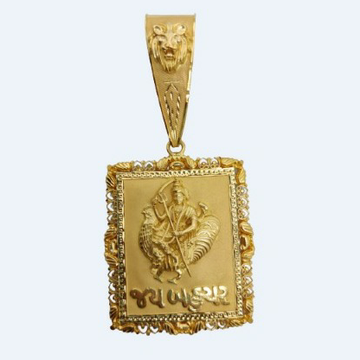 916 GOLD Fancy Gent's Bahuchar Maa Pendant
