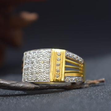 22KT Gold CZ Stylish Ring For Men MK-R20  by 
