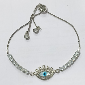 92.5 Silver Evil Eye Bracelet