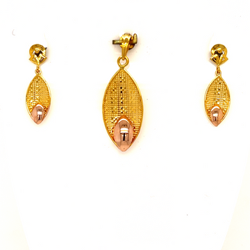 22k gold turkish olivia pendant set by 