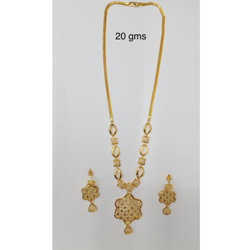916 Gold Designer Necklace Set by 