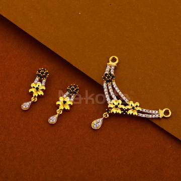 22CT Gold Women's Hallmark Mangalsutra Pendant Set...