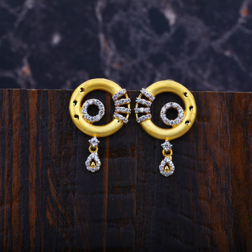Ladies 916 Gold Earrings-LFE22