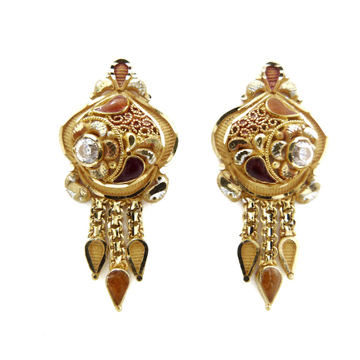 22K Gold Fancy Earring by 