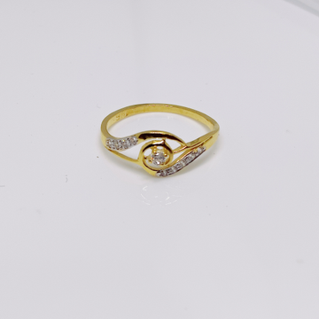 22k Gold Exclusive Diamond Ladies Ring by 