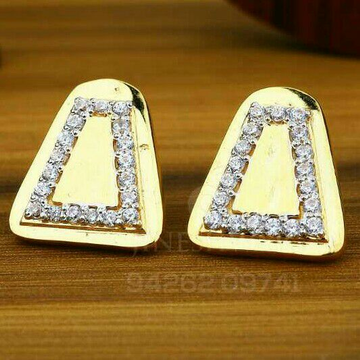 18kt Excellent Fancy CZ Gold Ladies Tops ATG -0077