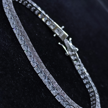 Square Solitaire Cubic Zirconia Stone