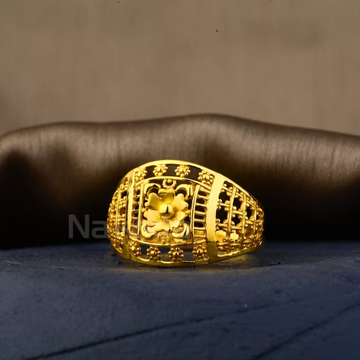 916 Gold CZ Hallmark Fancy Ladies Plain Ring LPR59...