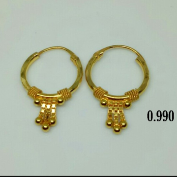 18K Gold Handmade Fancy Earrings by 