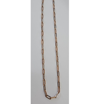 18K Rose Gold Classic Chain For Men by Sangam Jewellers