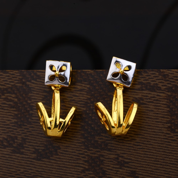 Ladeis 916 Gold Designer Fancy Earring -LPE211