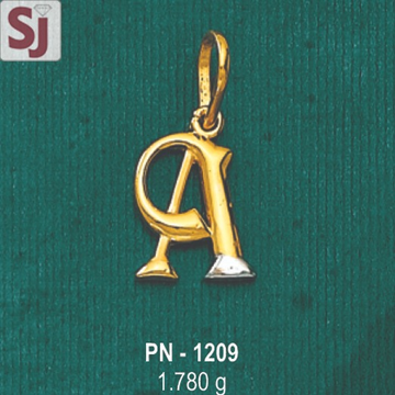 Alphabet Pendant PN-1209