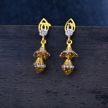 22ct gold jhummar earrings lje137