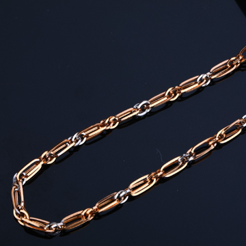 Mens Rose Gold Daily Wear 18K Chain-RMC28
