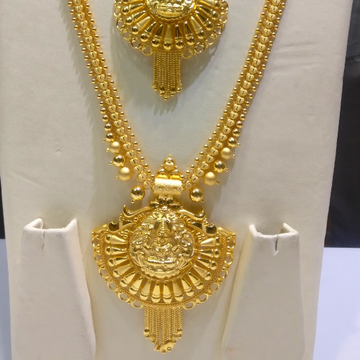 22kt gold coimbatore haram set by 