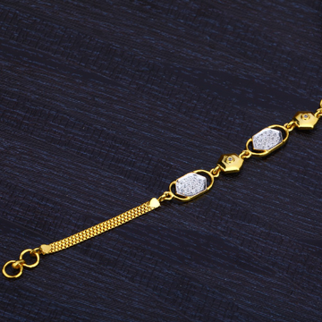 Ladies 22K Cz Bracelet-LB192