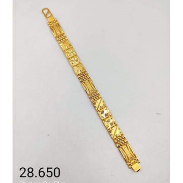 22 carat gold gents bracelet RH-GB535
